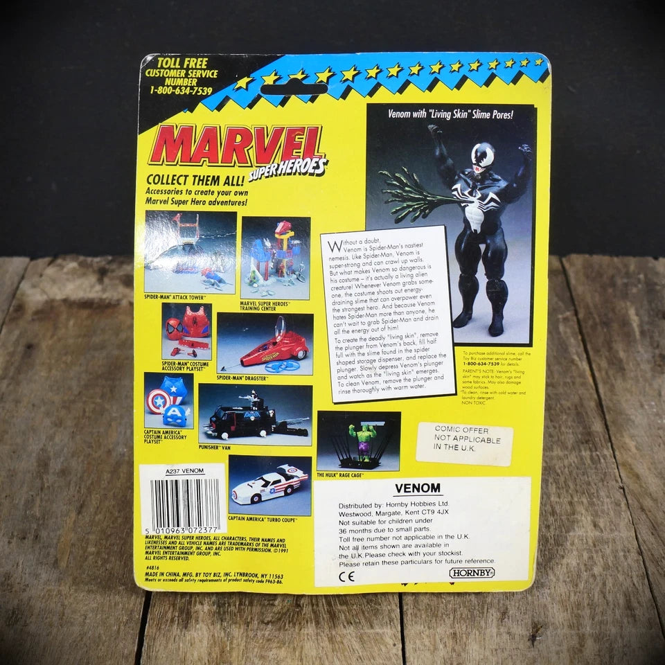 Toy Biz Marvel Superheroes 5" Figure, Venom, 1990's