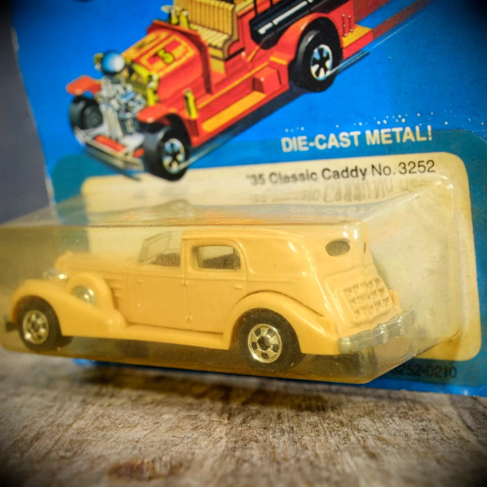 Vintage Hot Wheels '35 Classic Caddy 3252, Carded 1981