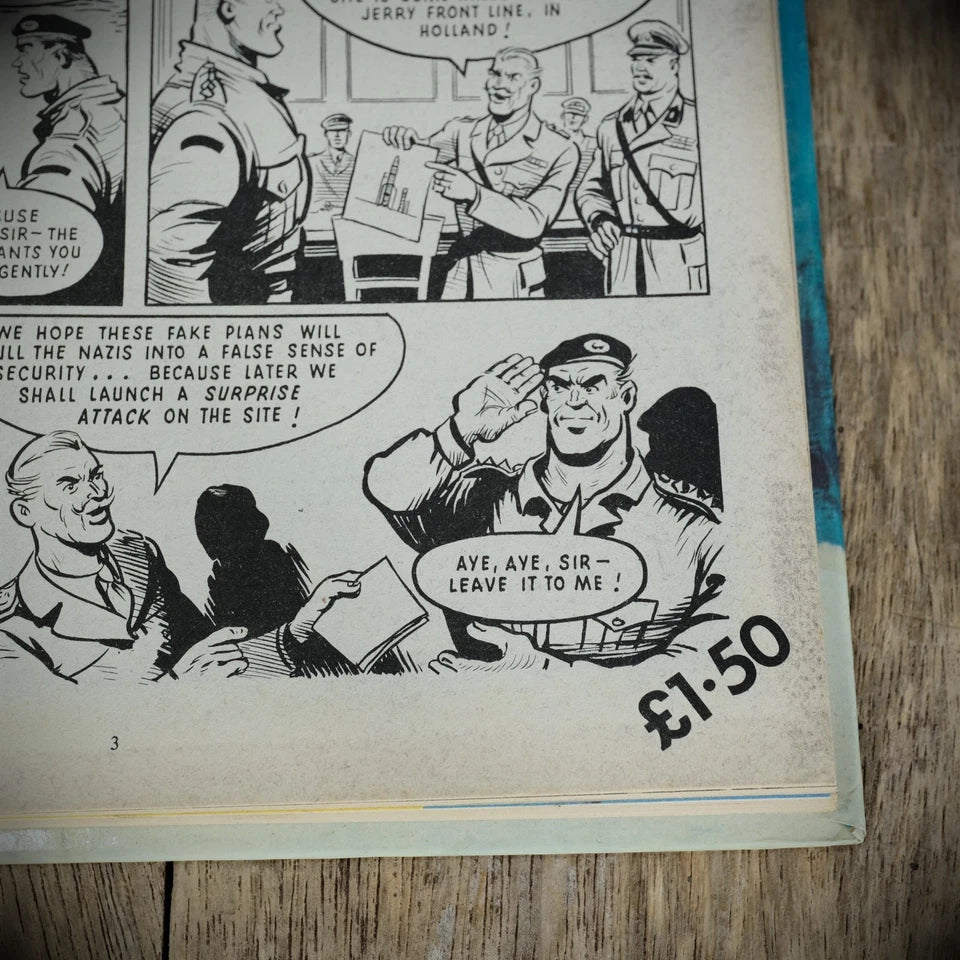 Valiant Annual 1980, Vintage British Hardcover Fleetway Comic Book