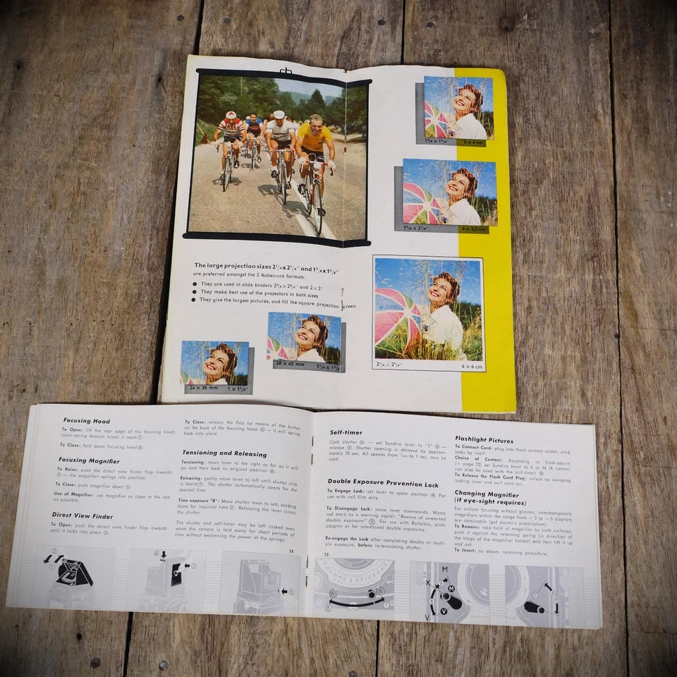 Rolleicord Va Brochure/Booklet and Manual