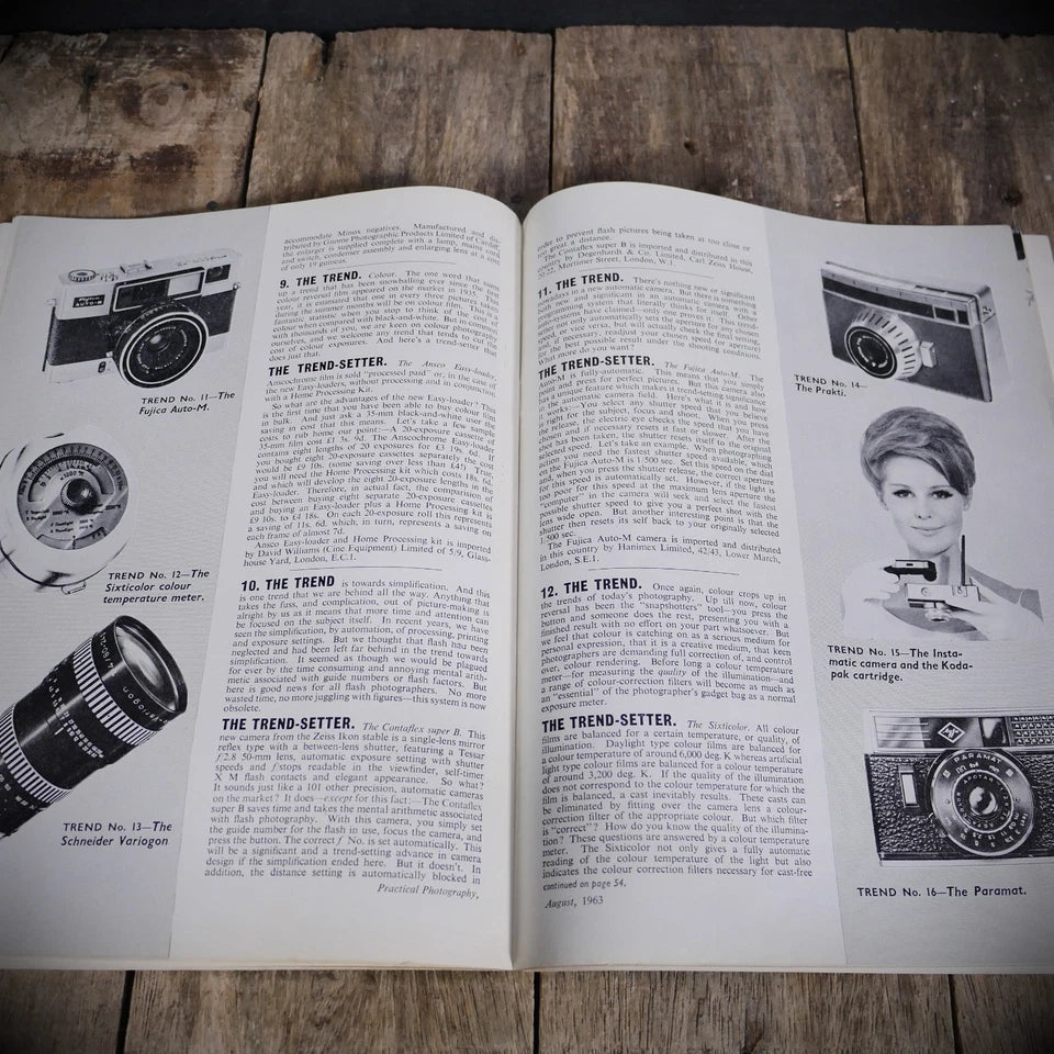 Vintage Practical Photography Magazine August 1963