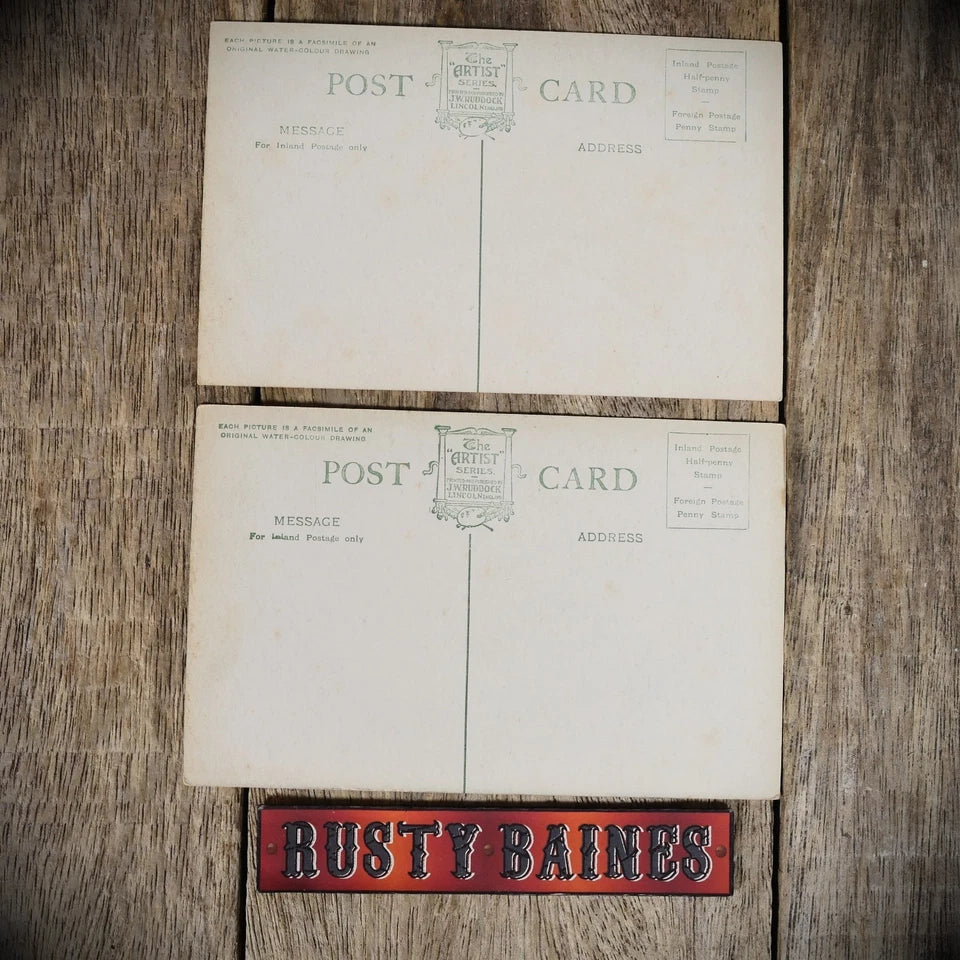 Postcards x2, Beverley East Yorkshire, J W Ruddock, Mintser/North Bar