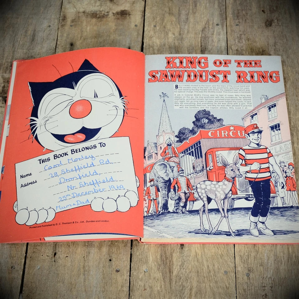 Dandy Annual 1970, Vintage British D C Thomson Comic Hardcover