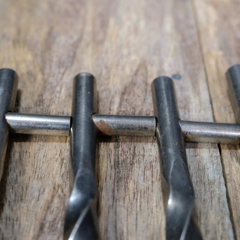 Cupboard Drawer Handles, Upcycle Vintage Industrial Drill Bit Tool Style x15