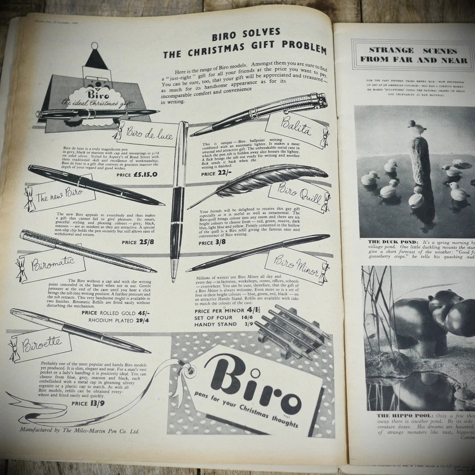 Picture Post 10 December 1949 Elizabeth Chat-Toys, Charles Hewitt-Wooden Horse