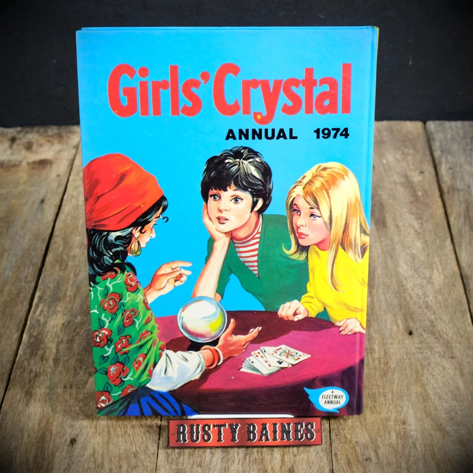 Girls' Crystal Annual 1974, Hardcover, Sally Dancer, Diamonds, Clairvoyant Cover
