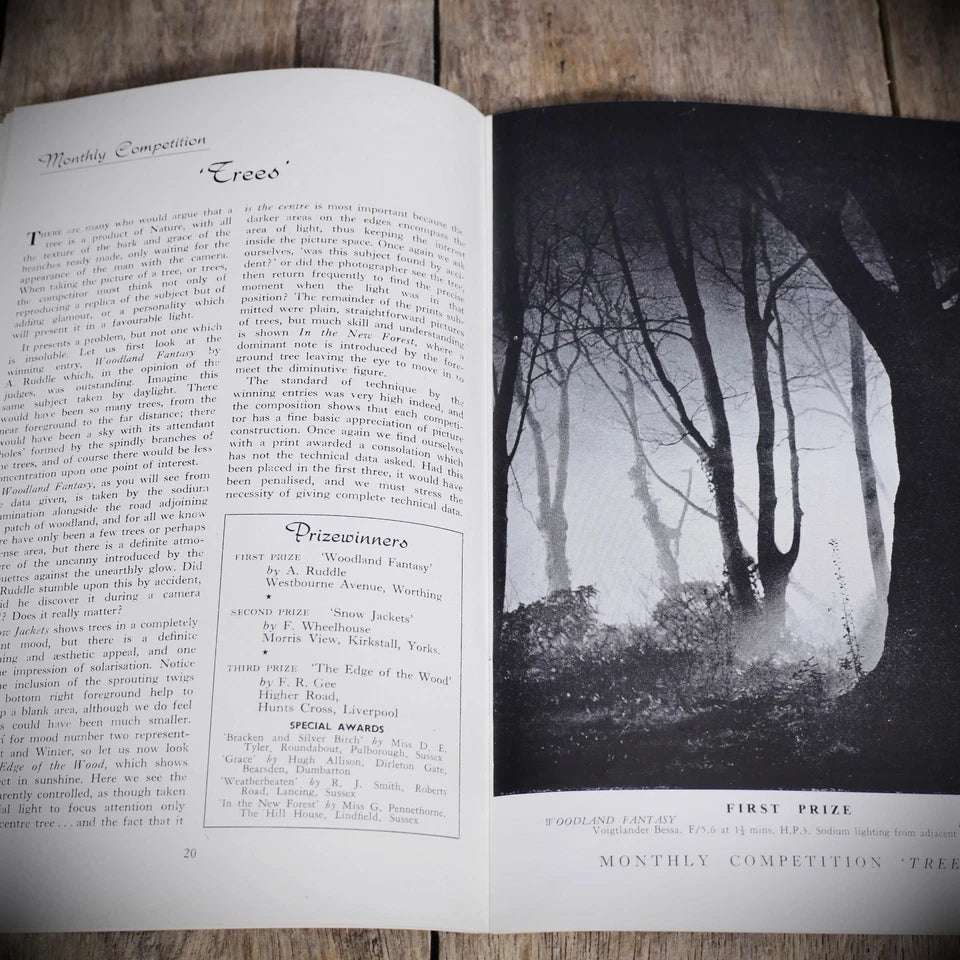 Vintage Good Photography Magazine May 1951, Pocket Size, Trees