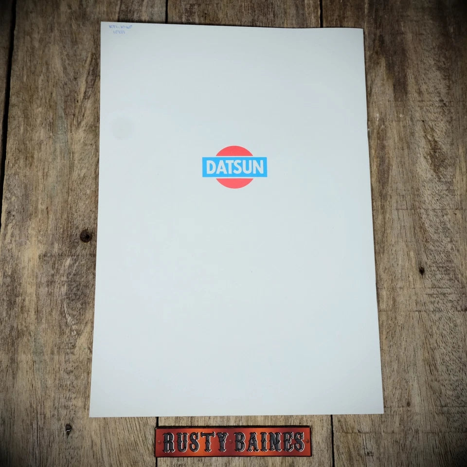 Sales Brochure, Datsun (Nissan) 280C, UK 1980