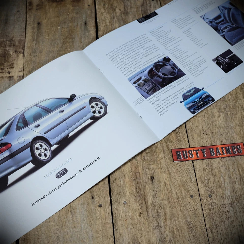 Sales Brochure, Renault Laguna Range, 1995 UK