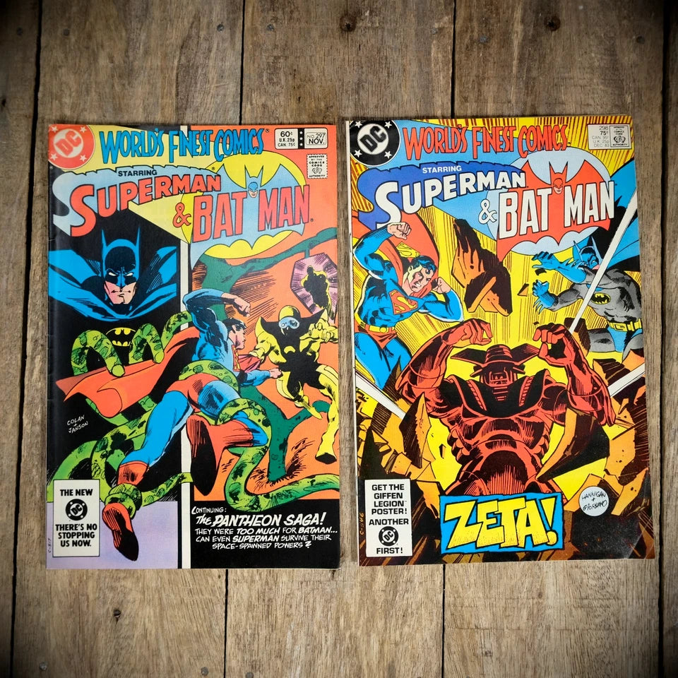 Comic Bundle, DC World's Finest Superman & Batman #296-297-298