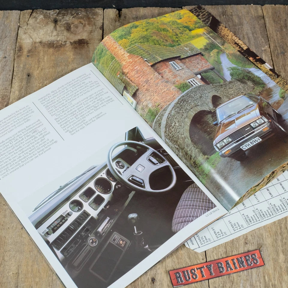 Original Car Brochure, 1980 Toyota Celica Range, UK Price List, Coupe/Liftback