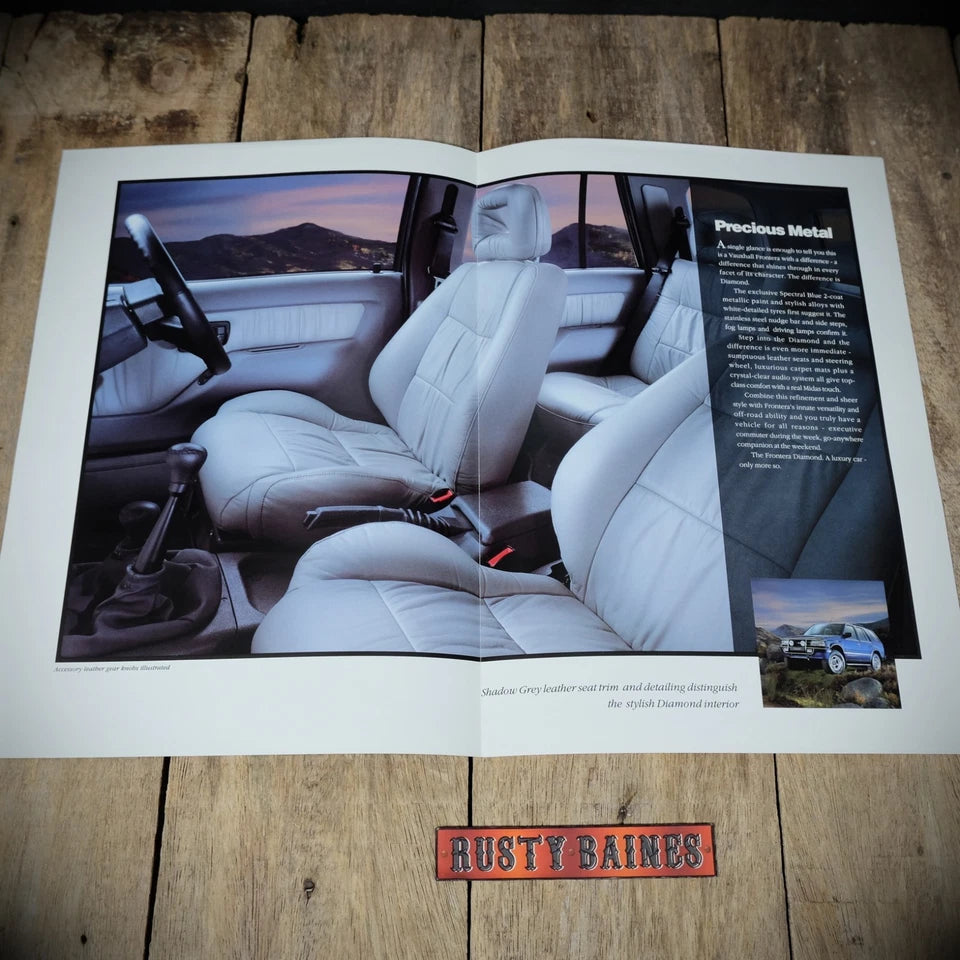 Sales Brochure, Vauxhall Frontera Diamond Limited Edition 1993