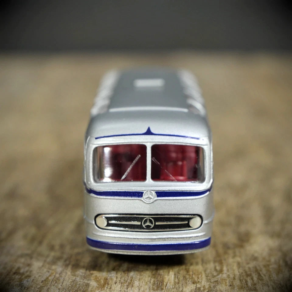 Brekina Mercedes-Benz 0321 Coach Bus, West German, Silver, Plastic, Filbervogel