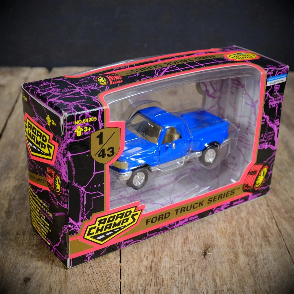 Road Champs Ford F-150 Pick Up Truck, Blue, Boxed