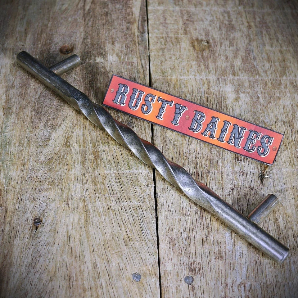 Cupboard Drawer Handles, Upcycle Vintage Industrial Drill Bit Tool Style x15