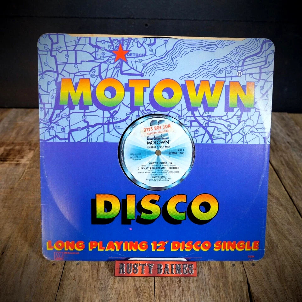 Record 12" Single, Marvin Gaye, Ego Tripping Out, Demo