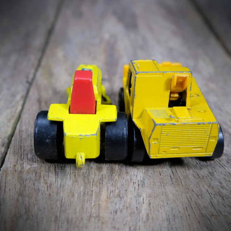 Pair of Vintage Matchbox Superfast, Rod Roller, Sambron Jacklift, Playworn