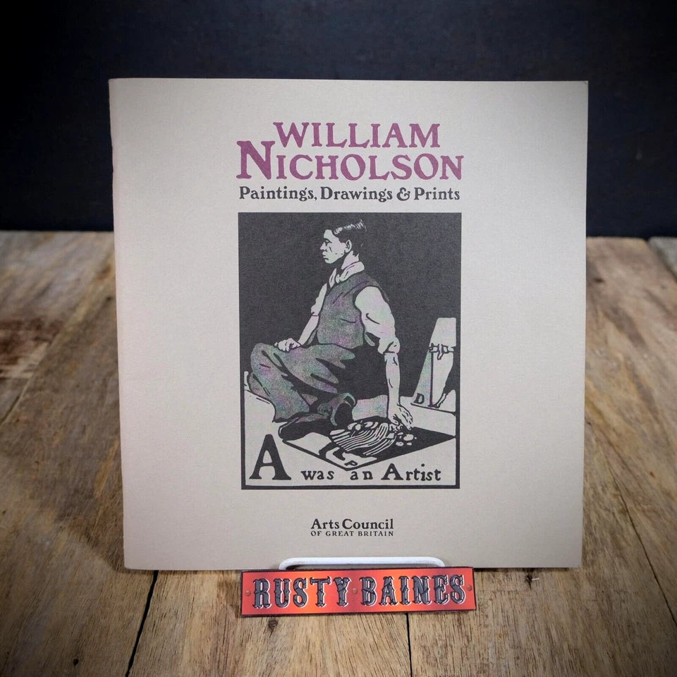 William Nicholson Paintings, Drawings & Prints, Artist, Stapled Softcover 1980