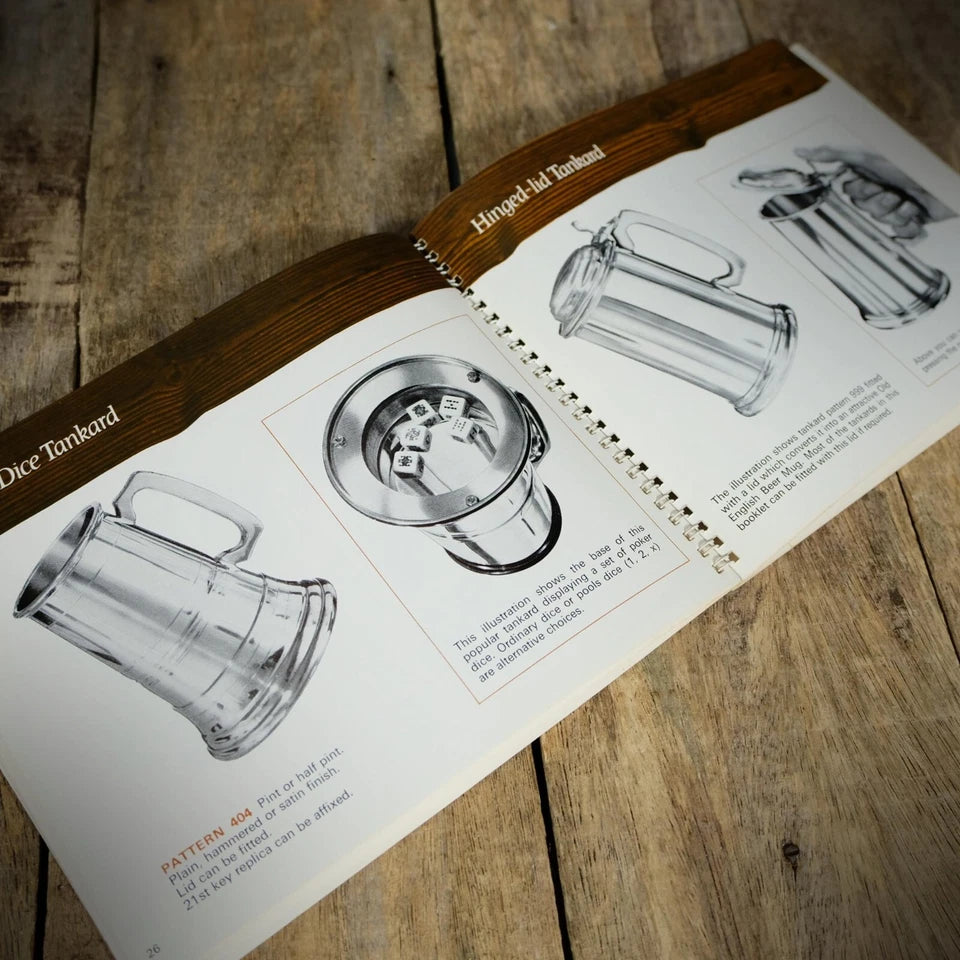 Vintage Sales/Product Brochure, Sheffield Pewter-Ware, Tankards