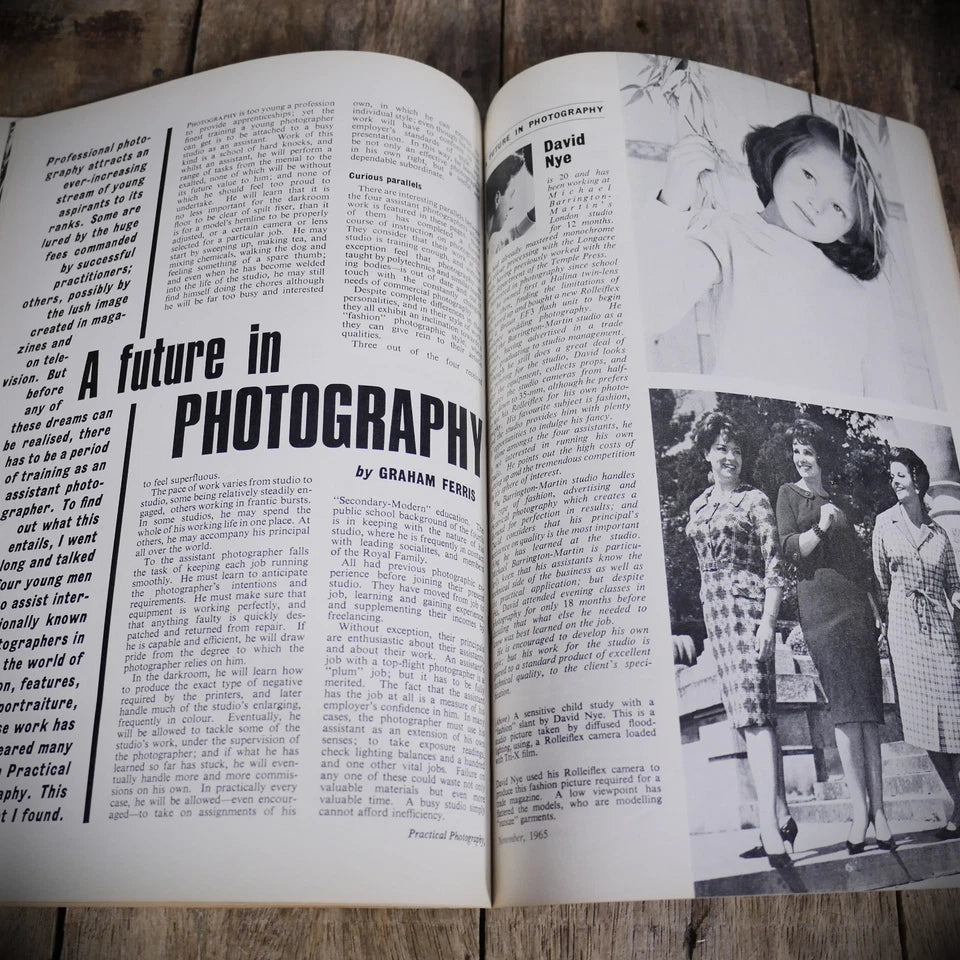 Vintage Practical Photography Magazine November 1965