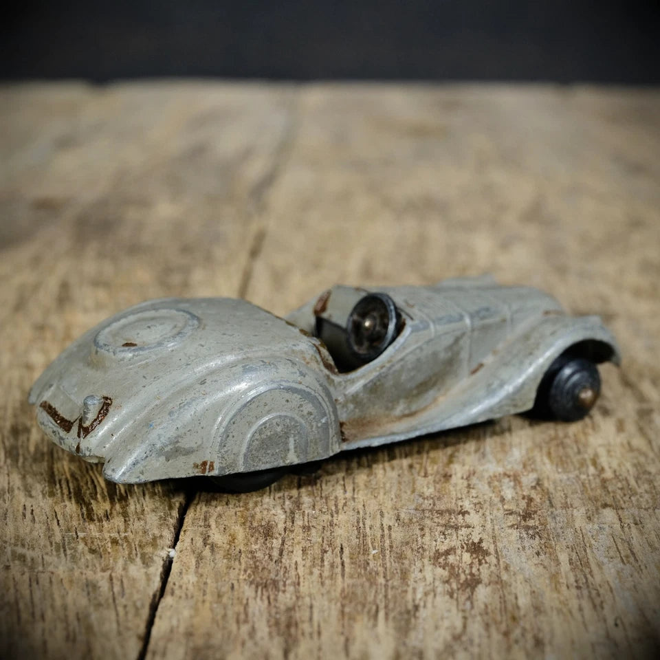 Vintage Dinky 38a BMW Frazer Nash, Grey, Playworn