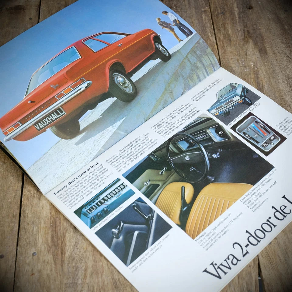 Vintage Car Brochure, Vauxhall Viva HC 1970, Saloon/Estate Models