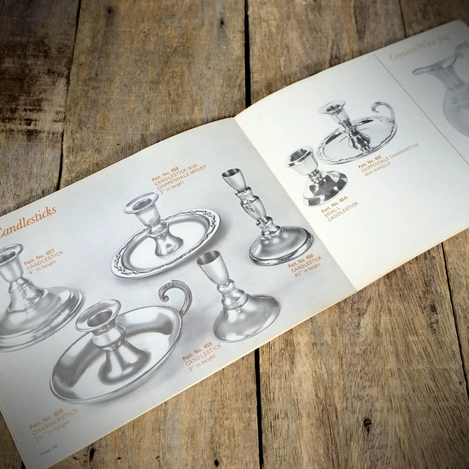 Vintage Sales/Product Brochure, Sheffield, Wentworth Pewter-Ware, Tankards