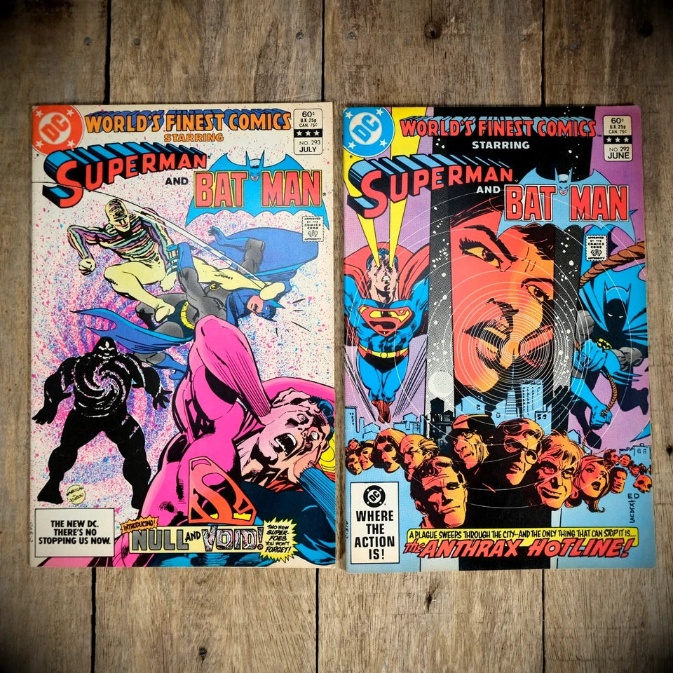 Comic Bundle, DC World's Finest Superman & Batman #292-293-294