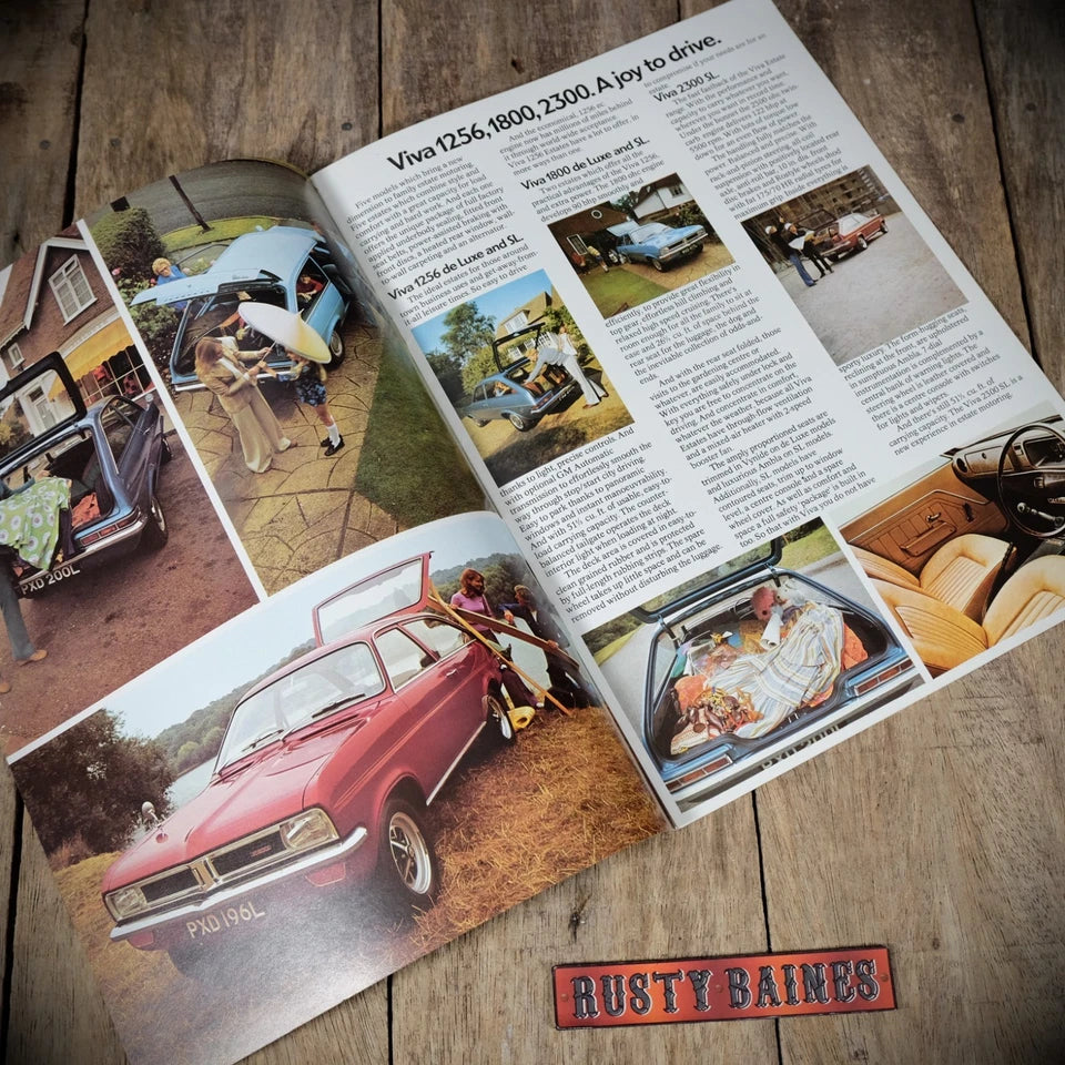 Car Brochure, Vauxhall Viva & Victor Estates, 1972