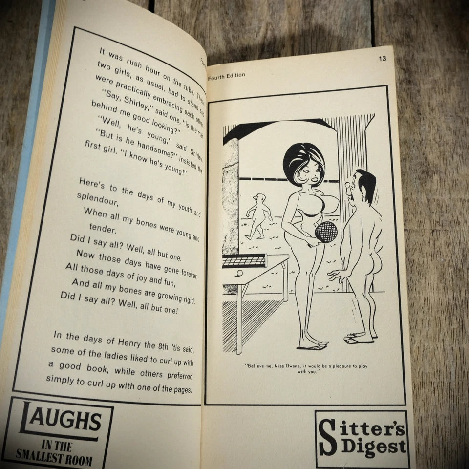 Sitter's Digest Fourth Edition, Naughty Cartoon Comic Humour
