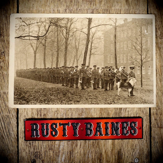 Postcard, National Fund for Welsh Troops, Soldiers Bandsmen, Printed