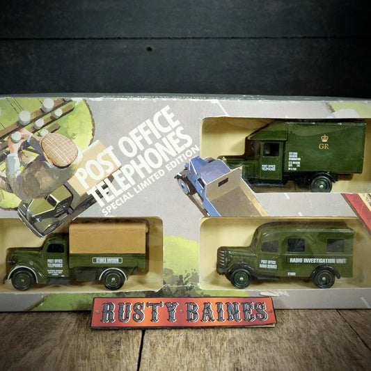 LLedo Post Office Telephone Vehicles Triple Collector Limited Edition Set, Boxed