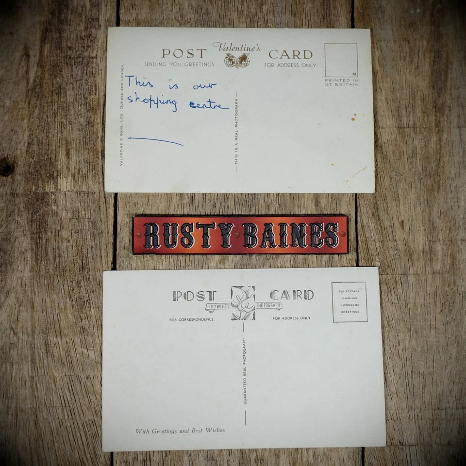 Postcard x2 Wakefield Bull Ring, Real Photo