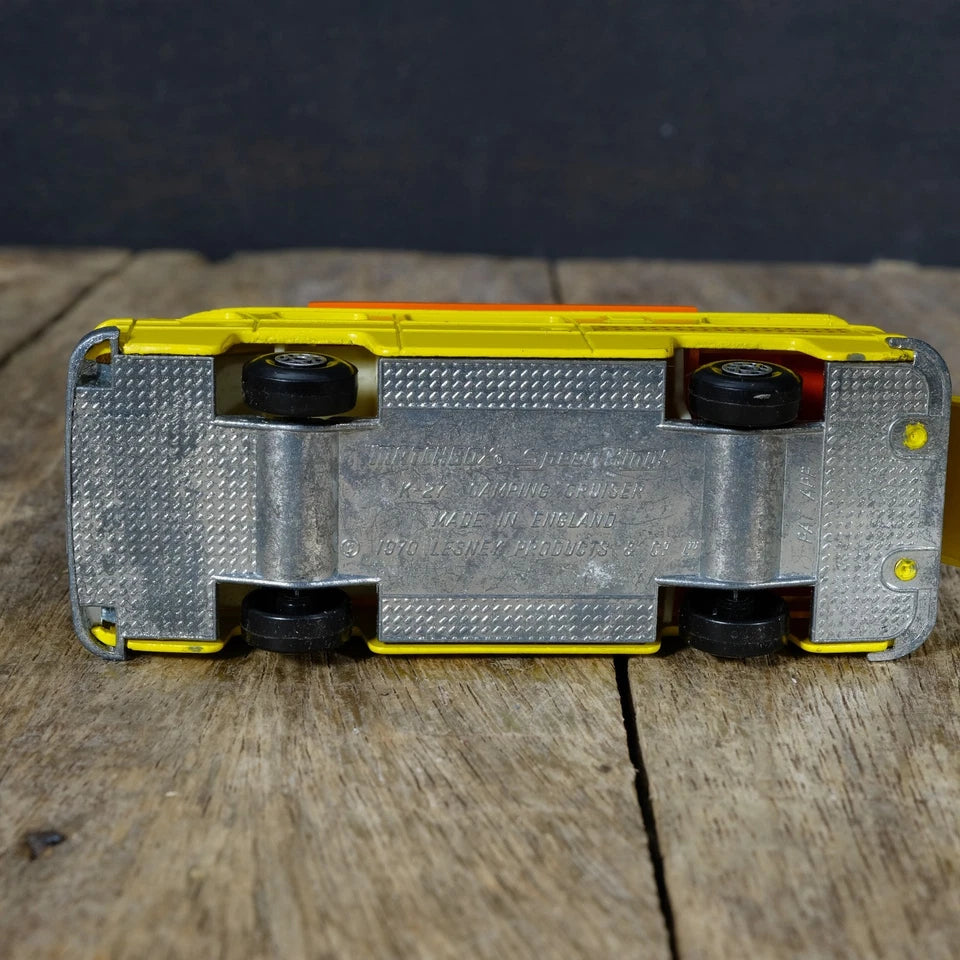 Original Vintage Matchbox Speed Kings K27 Camping Cruiser Campervan, No Box