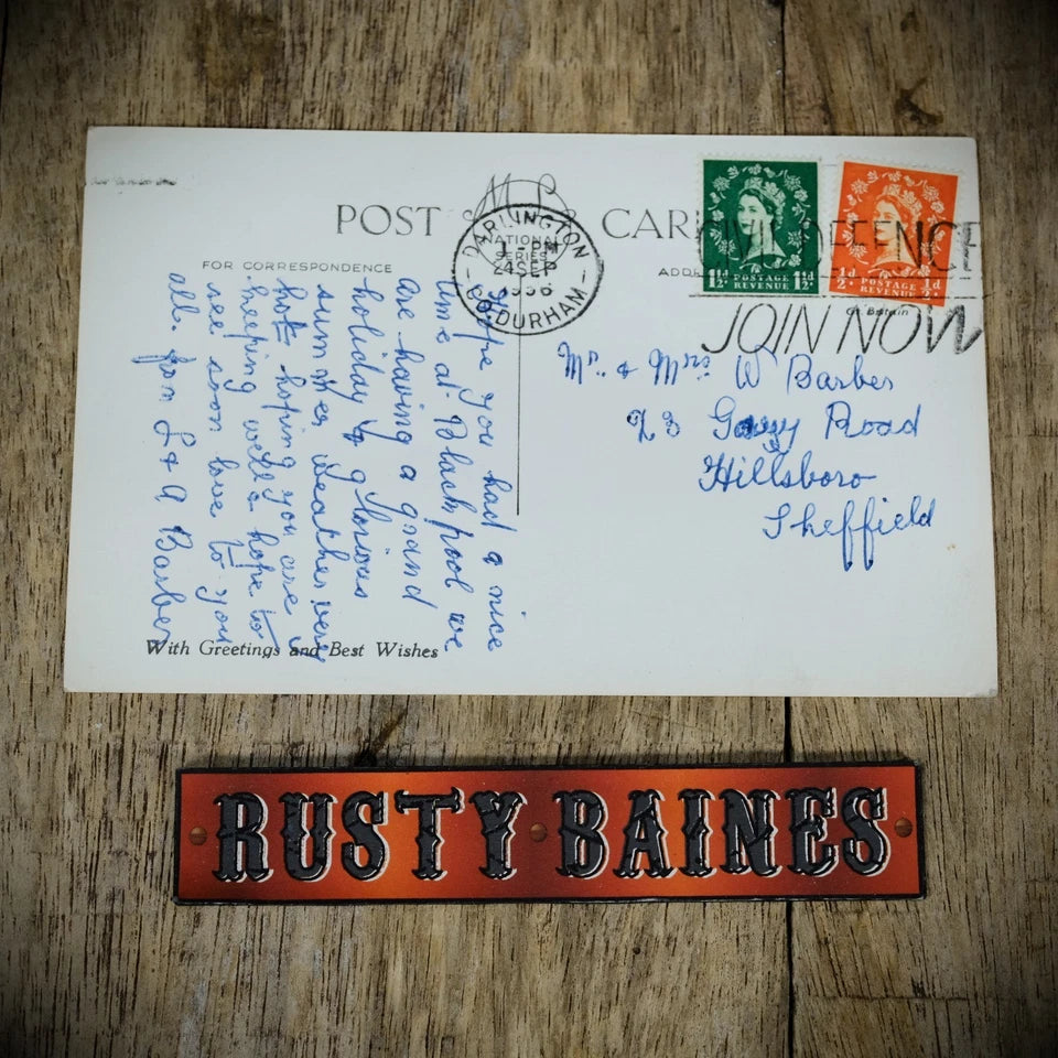Postcard, Carlisle English Street, 1950's Classic Cars, Shops, RP