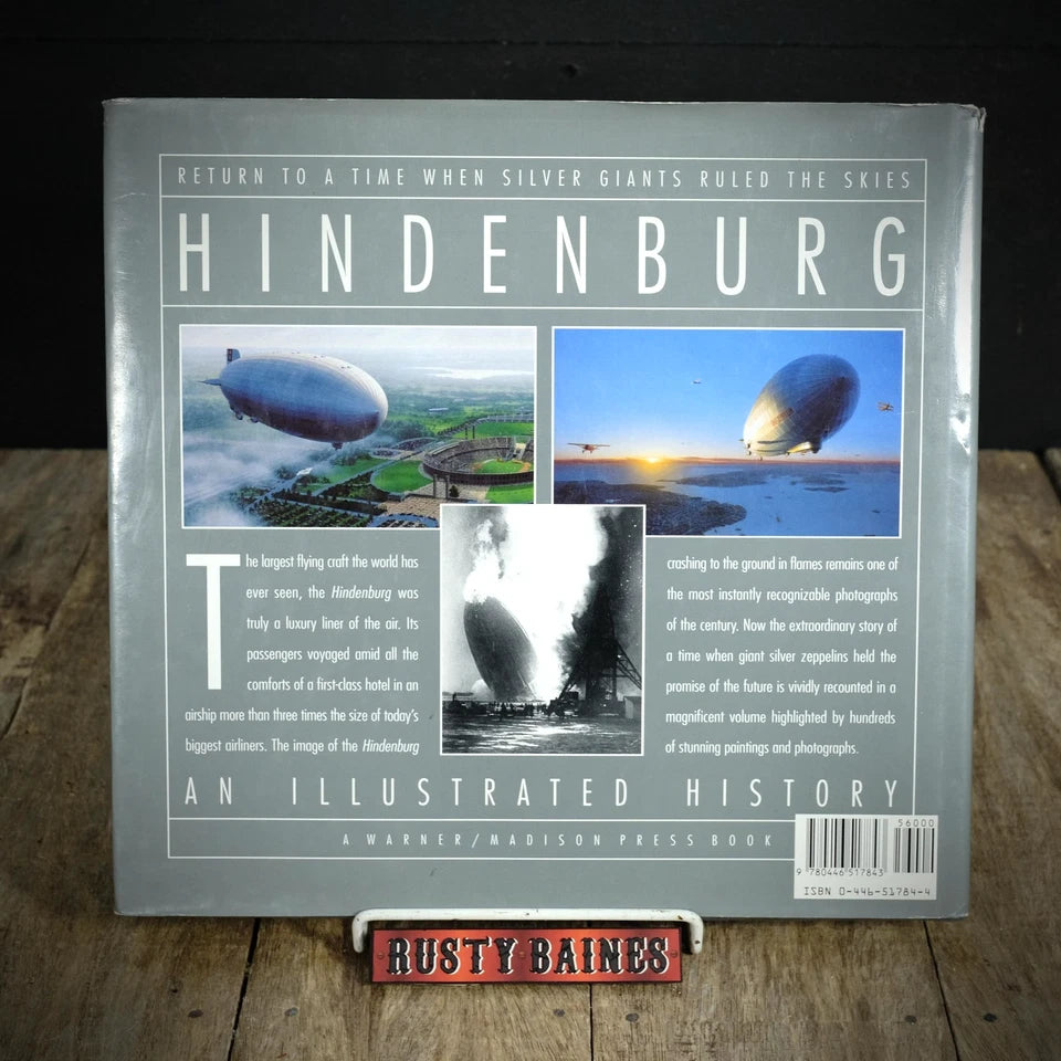 Hindenburg: An Illustrated History, Airships, Zeppelin, Rick Archbold, Hardcover