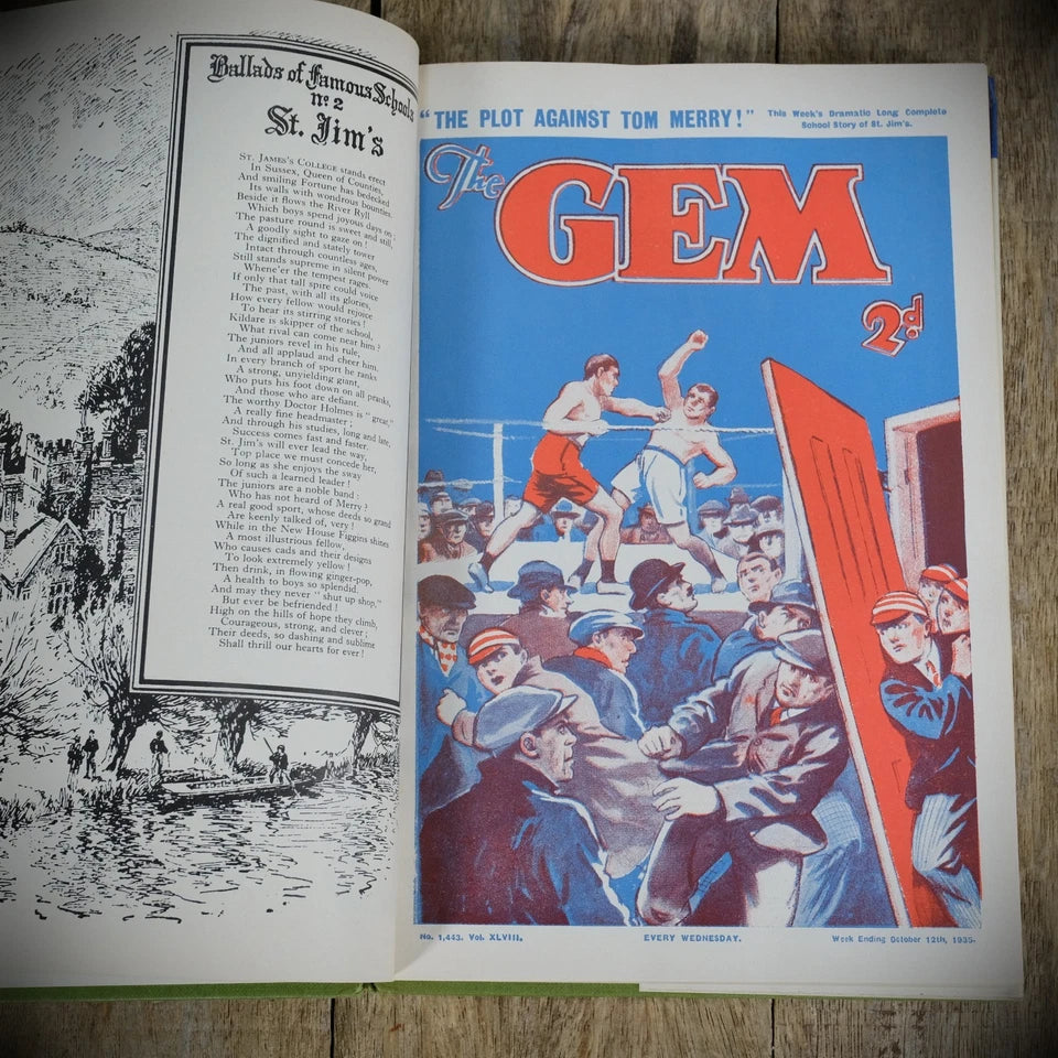 The Gem Volume No.8, Tom Merry's Best, Martin Clifford 1979 Hardback