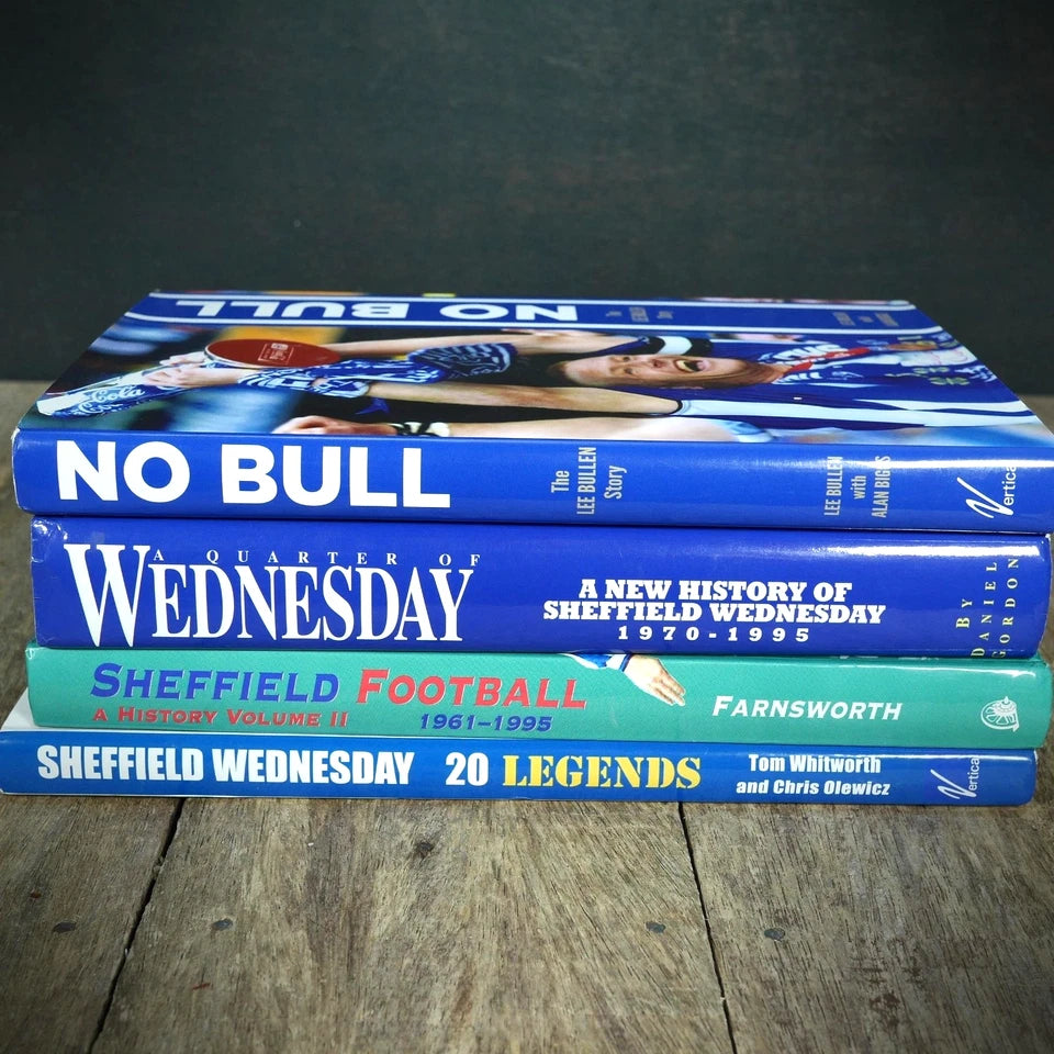 Job Lot/Bundle of Sheffield Wednesday Hardback Books, Lee Bullen Etc.