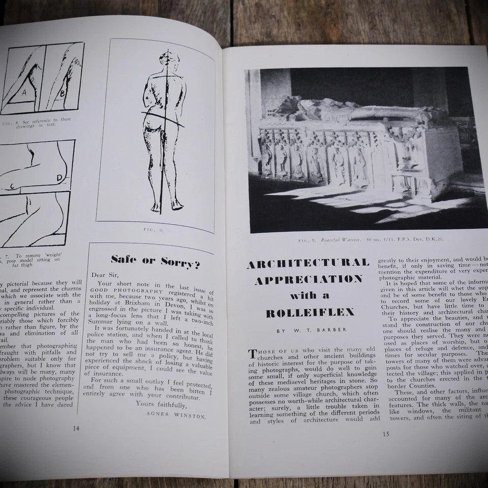 Vintage Good Photography Magazine July 1951, Pocket Size, The Nude