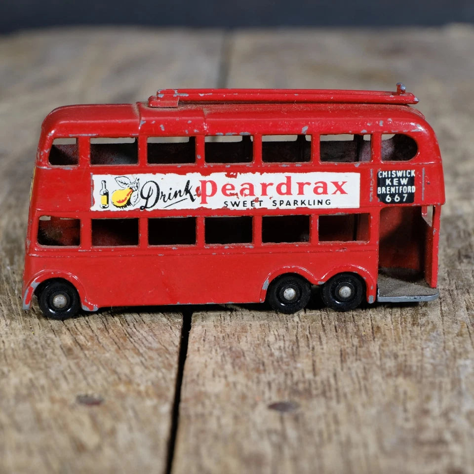 Original Vintage Matchbox/Lesney London Trolleybus, Peardrax, No Box