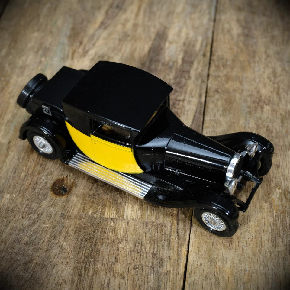Matchbox Y24 Bugatti T44 1928 Yellow/Black, 1983, Boxed
