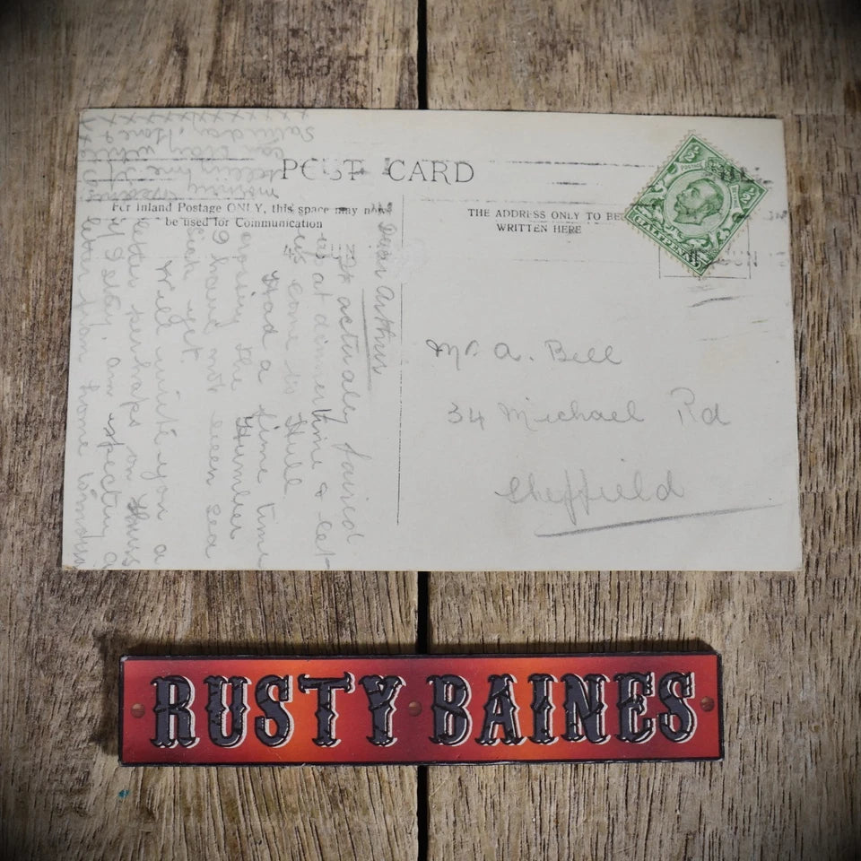 Postcard, Hull Greetings, Multiview, Art Nouveau Design, Real Photo