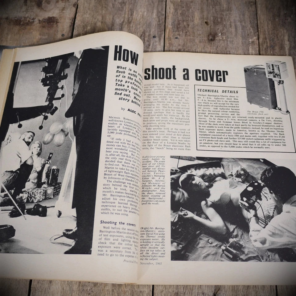 Vintage Practical Photography Magazine November 1965