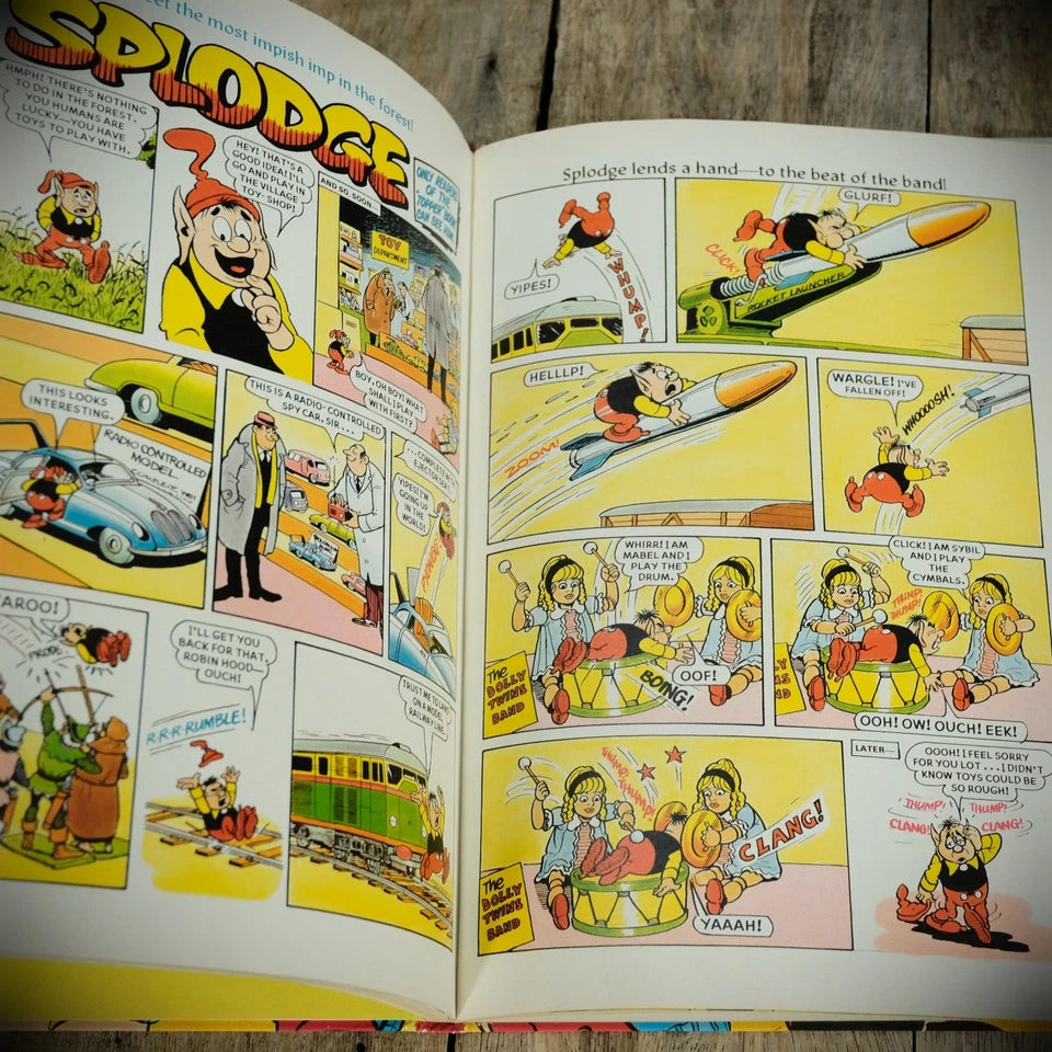 Topper Annual 1984, Vintage British D C Thomson Comic Hardcover