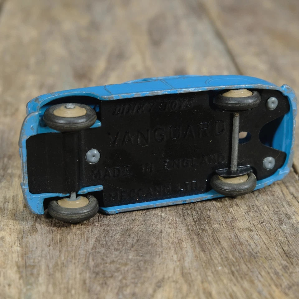 Original Vintage Dinky Diecast Car, Standard Vanguard, Blue, No Box