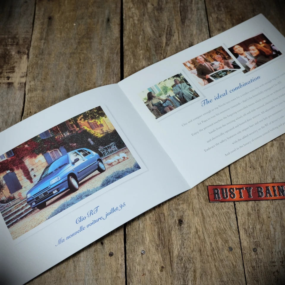 Sales Brochure, Renault Clio Undated UK