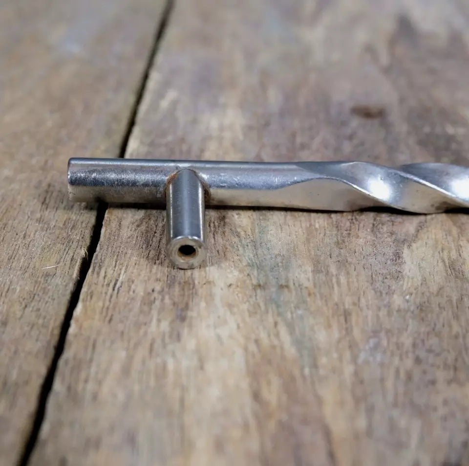 Cupboard Drawer Handles, Upcycle Vintage Industrial Drill Bit Tool Style x15