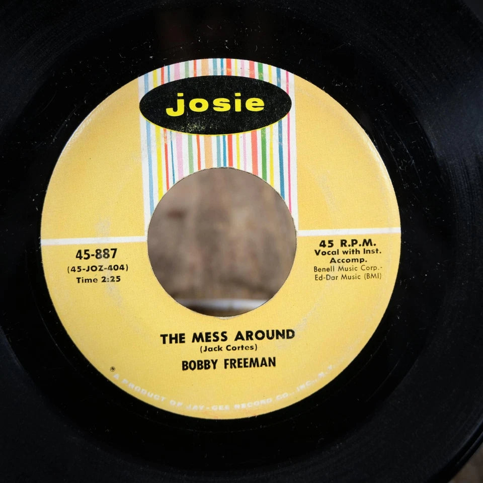 Record 7" Single, Bobby Freeman, The Mess Around/So Much to do