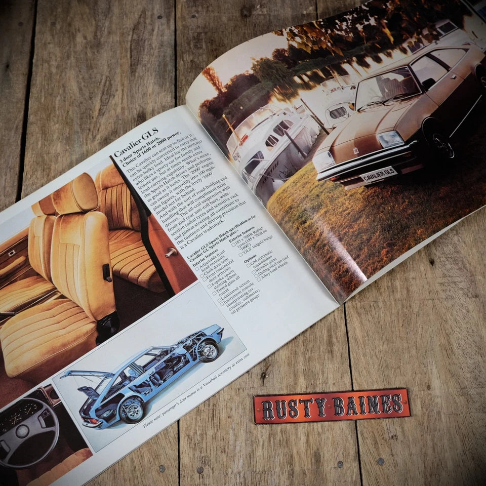 Car Brochure, Vauxhall Range 1979, Royale, Chevette, Carlton, Cavalier