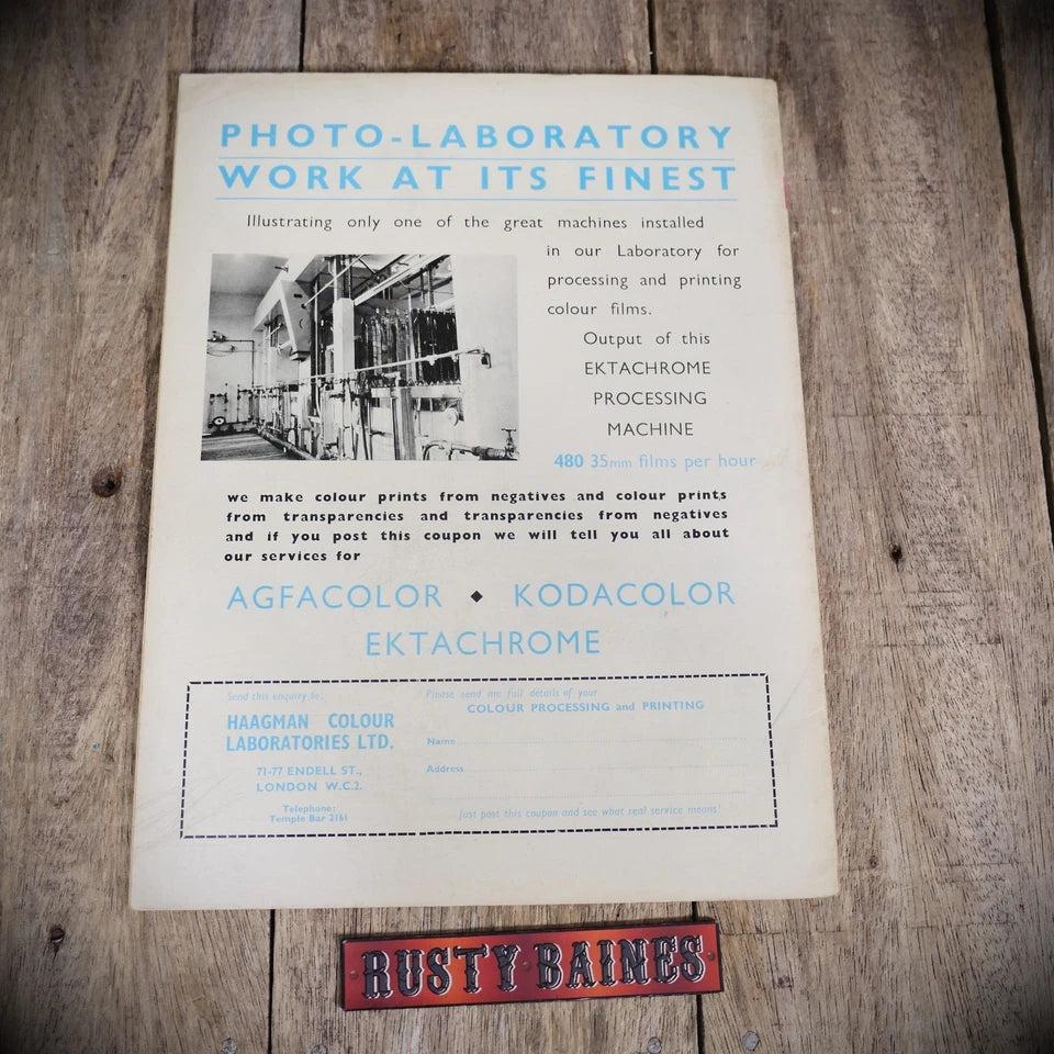 Vintage Practical Photography Magazine April 1966